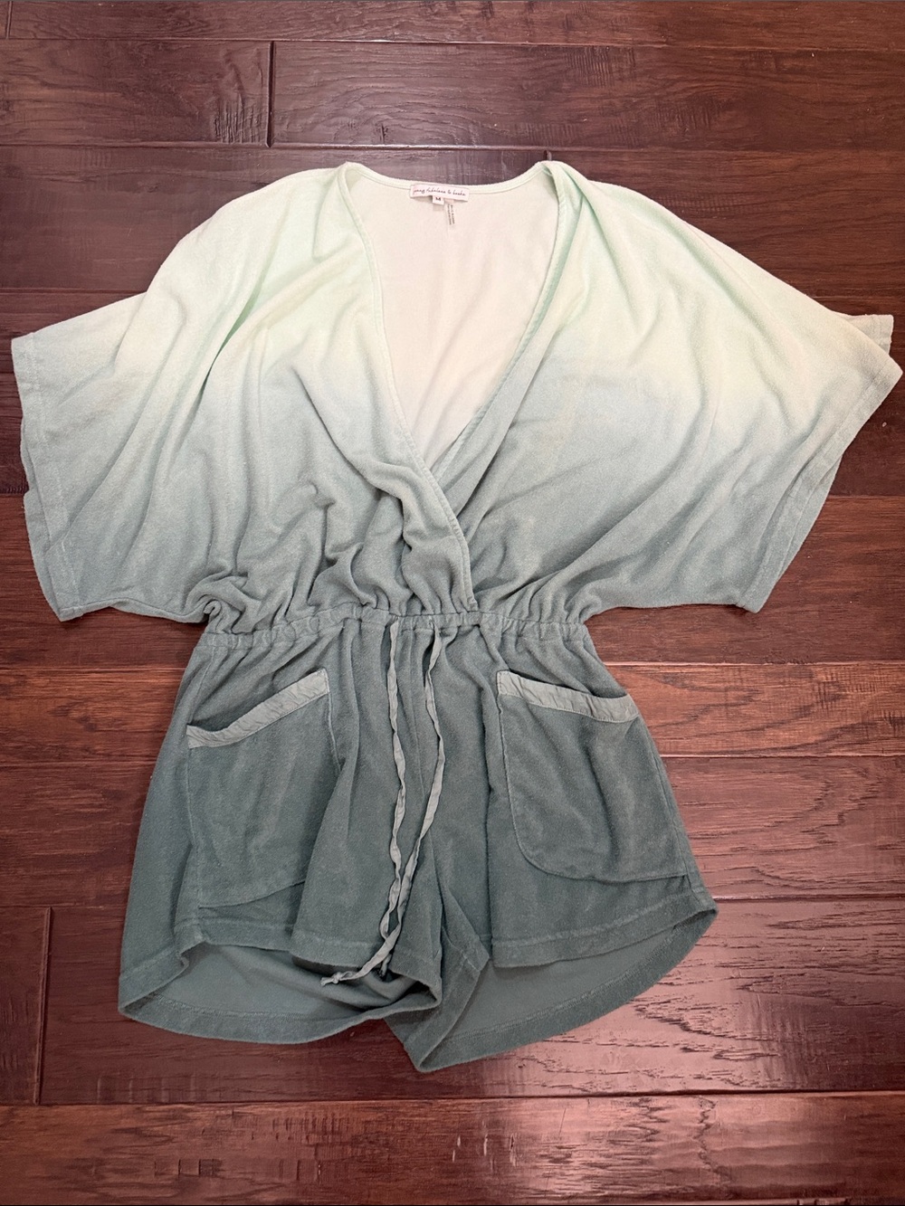 Romper Light Aqua Ombré